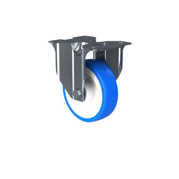Stainless Industrial Fixed Castors - CS