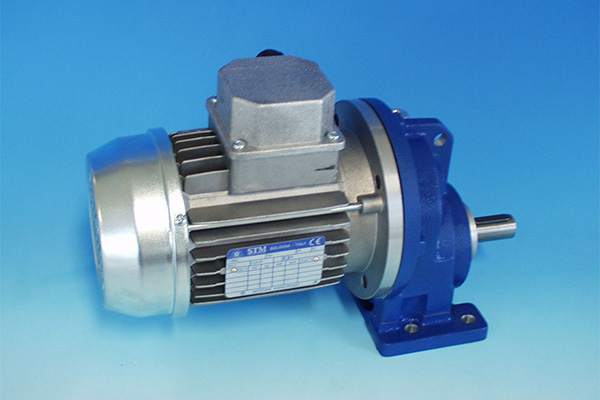 STM AM series single stage reduction gearbox with motor