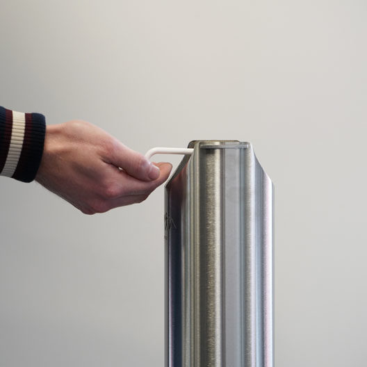Shield Sanitiser Station Main Tube by EQM Industrial